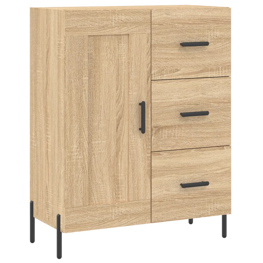 Credenza Rovere Sonoma 69,5x34x90 cm in Legno Multistrato - homemem39