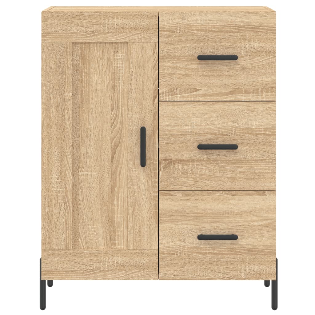 Credenza Rovere Sonoma 69,5x34x90 cm in Legno Multistrato - homemem39