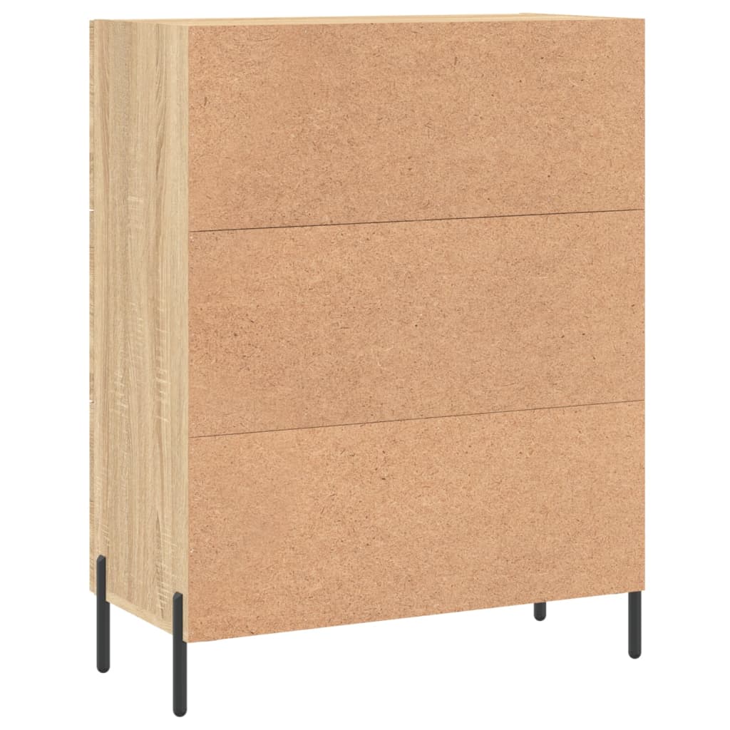 Credenza Rovere Sonoma 69,5x34x90 cm in Legno Multistrato - homemem39