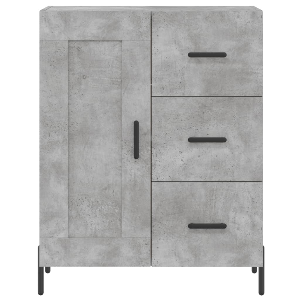 Credenza Grigio Cemento 69,5x34x90 cm in Legno Multistrato - homemem39