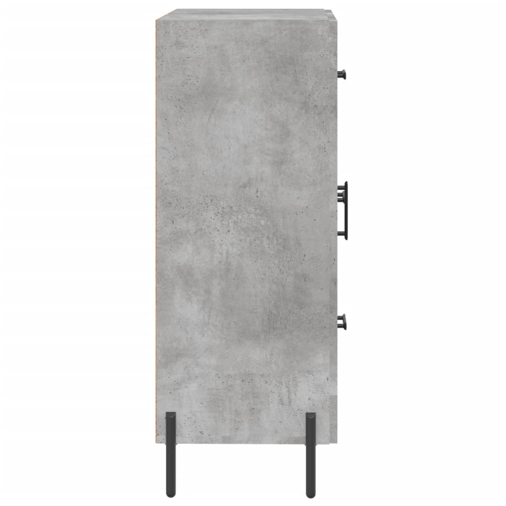 Credenza Grigio Cemento 69,5x34x90 cm in Legno Multistrato - homemem39