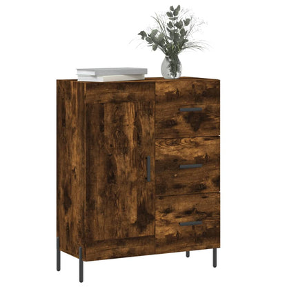 Credenza Rovere Fumo 69,5x34x90 cm in Legno Multistrato - homemem39