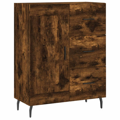 Credenza Rovere Fumo 69,5x34x90 cm in Legno Multistrato - homemem39