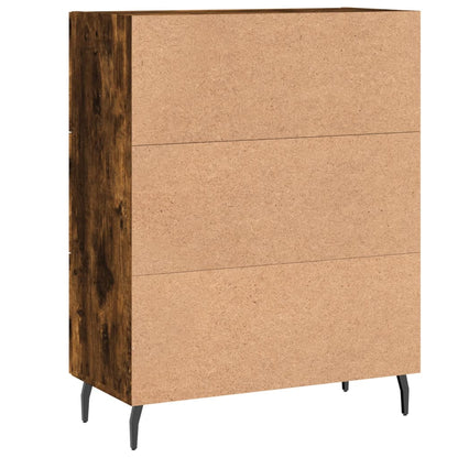 Credenza Rovere Fumo 69,5x34x90 cm in Legno Multistrato - homemem39