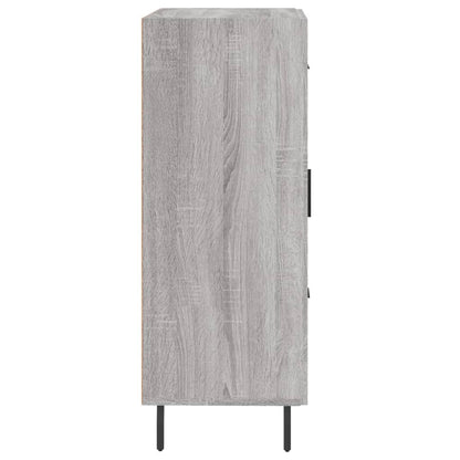 Credenza Grigio Sonoma 69,5x34x90 cm in Legno Multistrato - homemem39