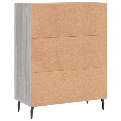 Credenza Grigio Sonoma 69,5x34x90 cm in Legno Multistrato - homemem39