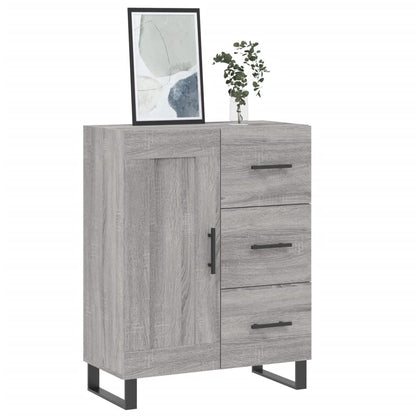 Credenza Grigio Sonoma 69,5x34x90 cm in Legno Multistrato - homemem39