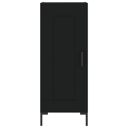 Credenza Nero 34,5x34x90 cm in Legno Multistrato - homemem39