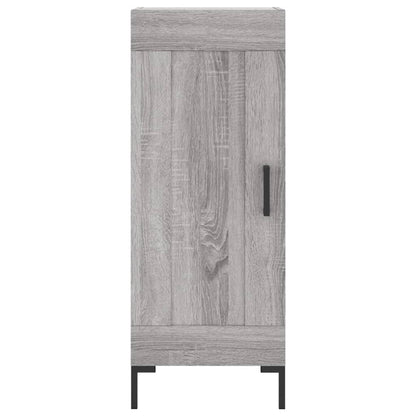 Credenza Grigio Sonoma 34,5x34x90 cm in Legno Multistrato - homemem39