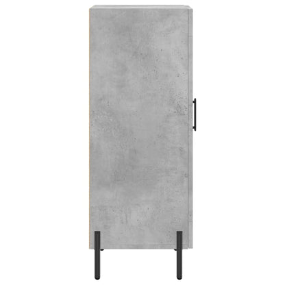 Credenza Grigio Cemento 34,5x34x90 cm in Legno Multistrato - homemem39