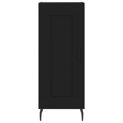 Credenza Nero 34,5x34x90 cm in Legno Multistrato - homemem39