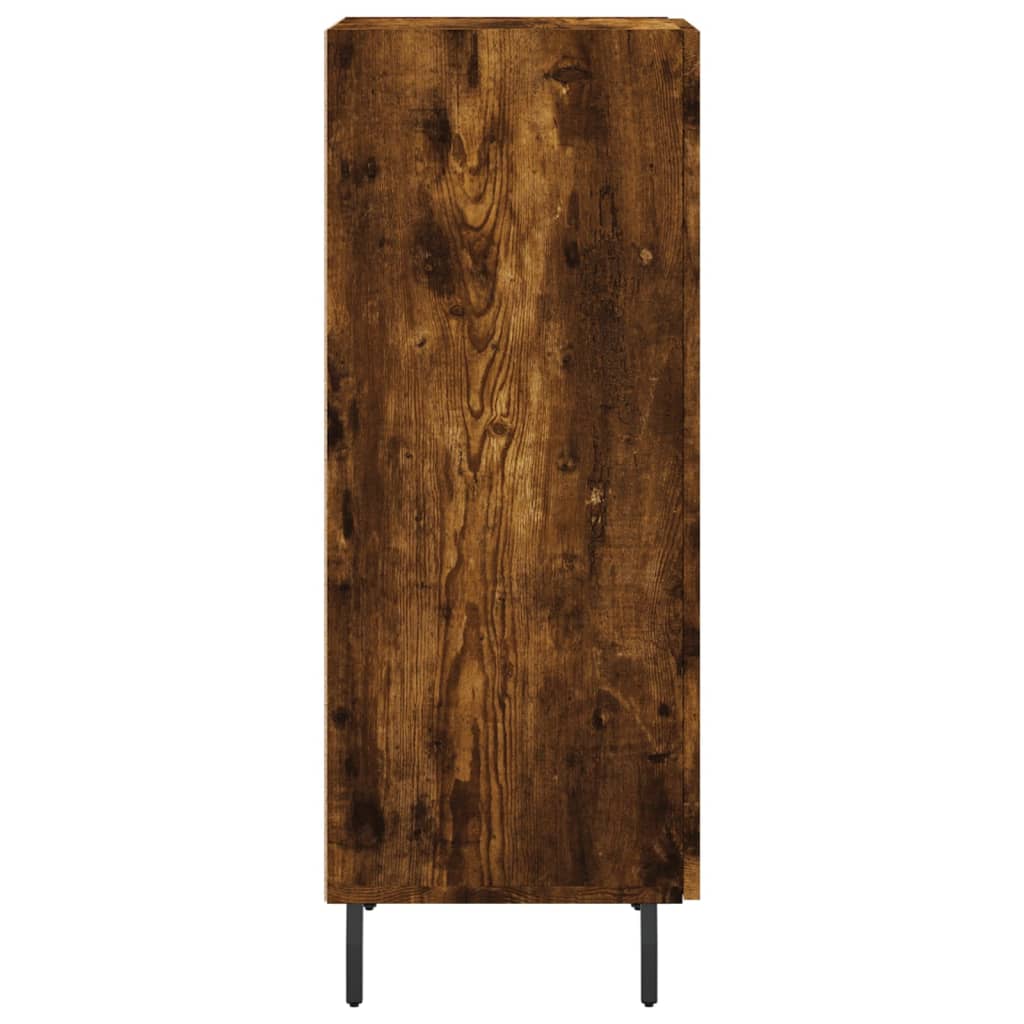 Credenza Rovere Fumo 34,5x34x90 cm in Legno Multistrato - homemem39