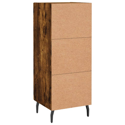 Credenza Rovere Fumo 34,5x34x90 cm in Legno Multistrato - homemem39