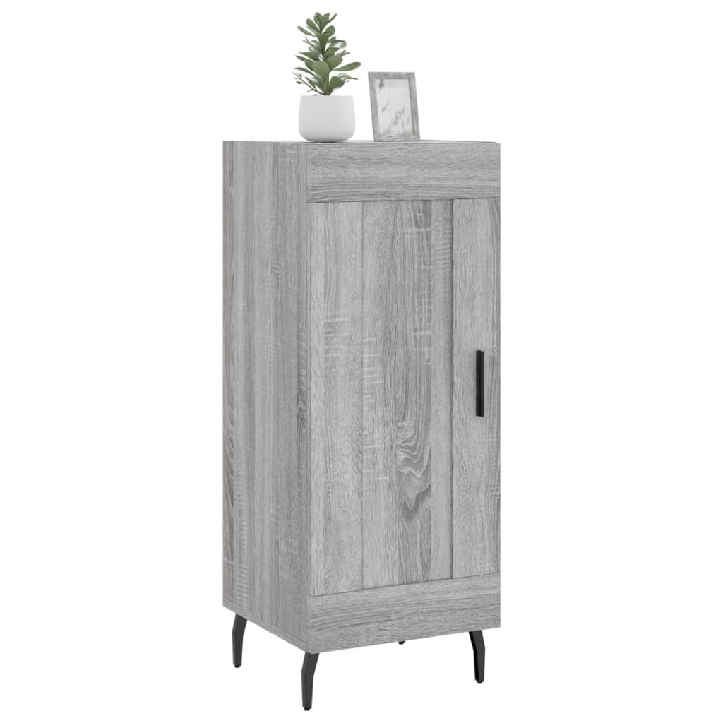 Credenza Grigio Sonoma 34,5x34x90 cm in Legno Multistrato - homemem39