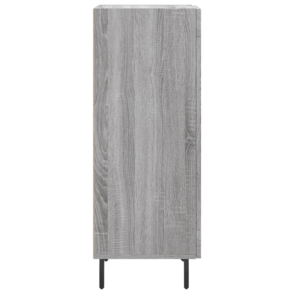 Credenza Grigio Sonoma 34,5x34x90 cm in Legno Multistrato - homemem39