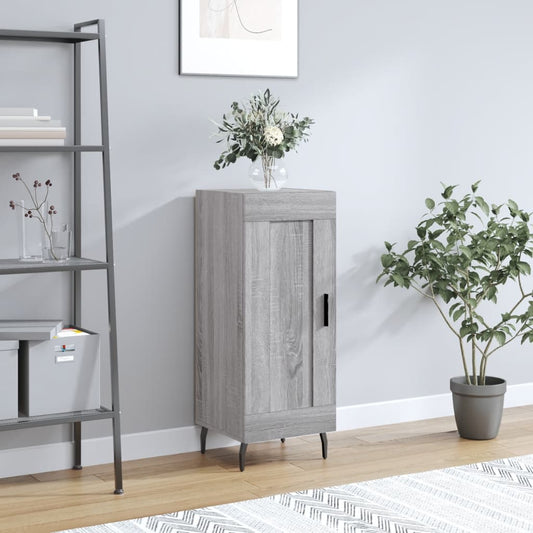 Credenza Grigio Sonoma 34,5x34x90 cm in Legno Multistrato - homemem39