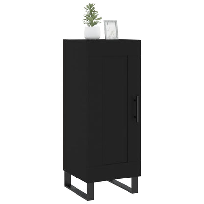 Credenza Nero 34,5x34x90 cm in Legno Multistrato - homemem39