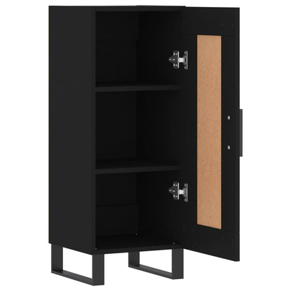 Credenza Nero 34,5x34x90 cm in Legno Multistrato - homemem39