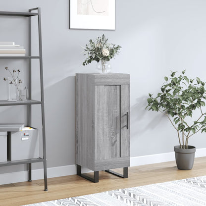 Credenza Grigio Sonoma 34,5x34x90 cm in Legno Multistrato - homemem39