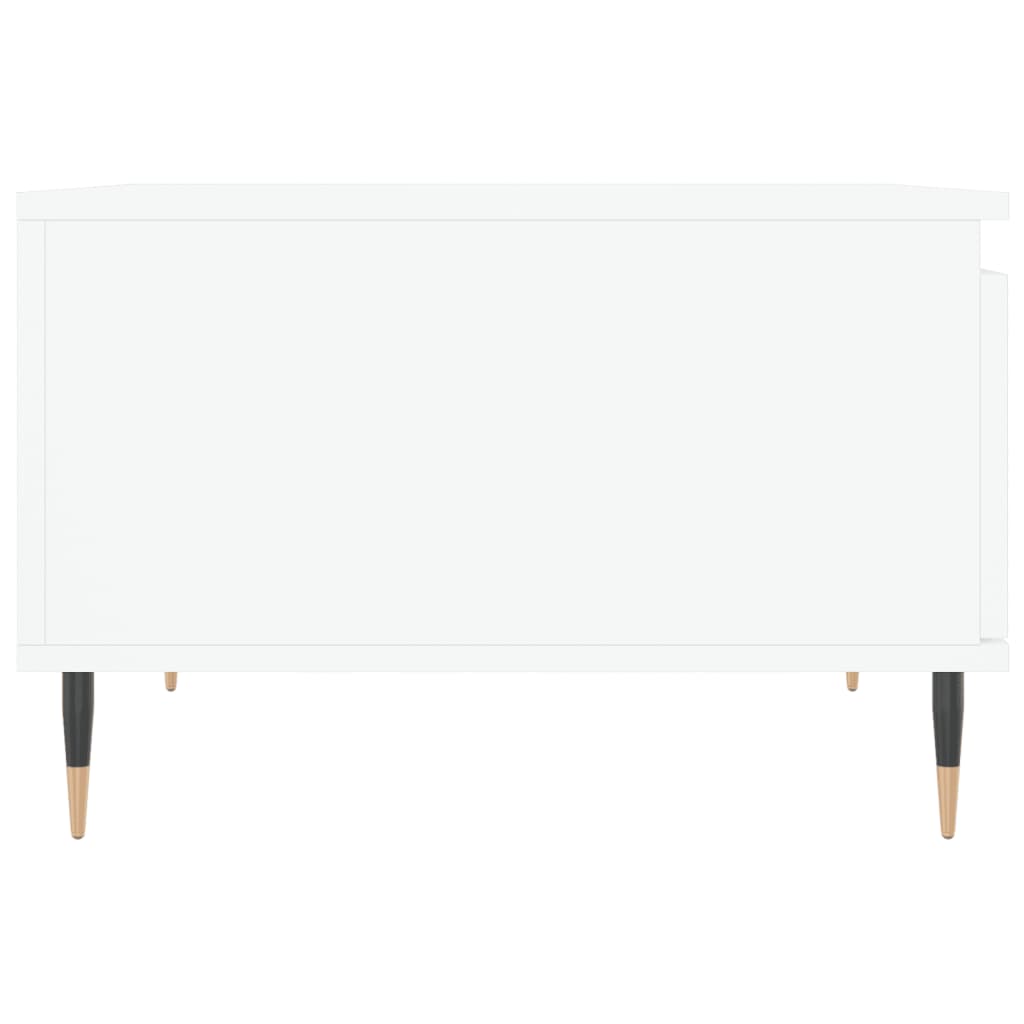 Tavolino da Salotto Bianco 55x55x36,5 cm in Legno Multistrato - homemem39