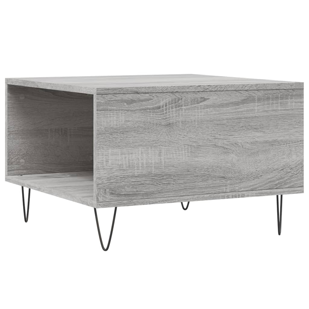 Tavolino Salotto Grigio Sonoma 55x55x36,5 cm Legno Multistrato - homemem39