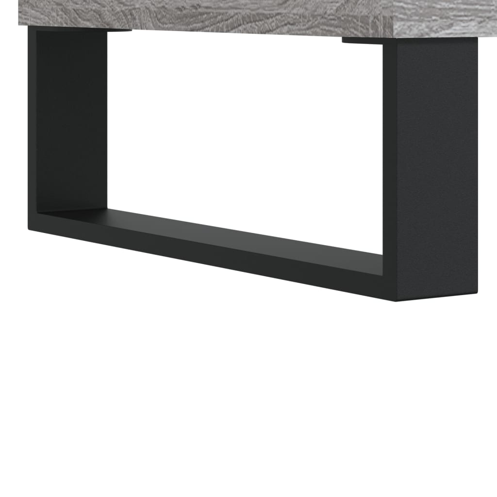 Tavolino Salotto Grigio Sonoma 80x80x36,5 cm Legno Multistrato - homemem39