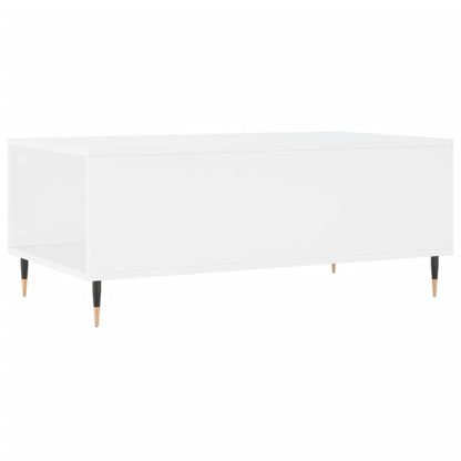 Tavolino da Salotto Bianco 90x50x36,5 cm in Legno Multistrato - homemem39