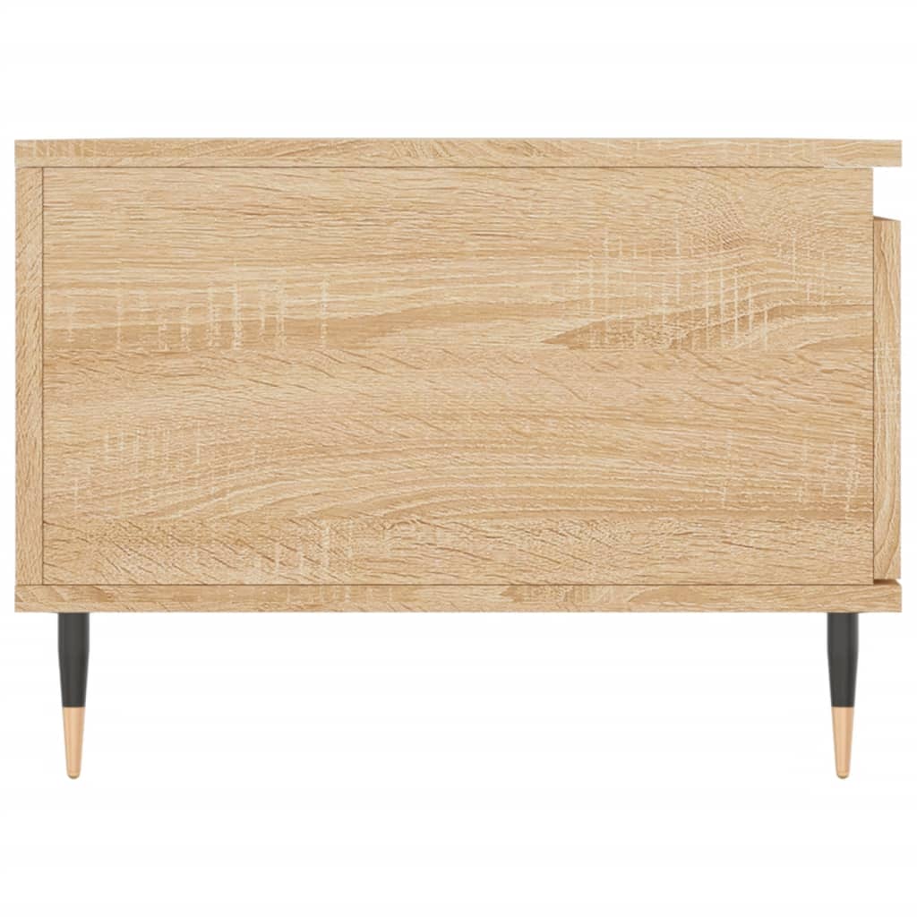 Tavolino Salotto Rovere Sonoma 90x50x36,5 cm Legno Multistrato - homemem39