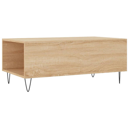 Tavolino Salotto Rovere Sonoma 90x50x36,5 cm Legno Multistrato - homemem39