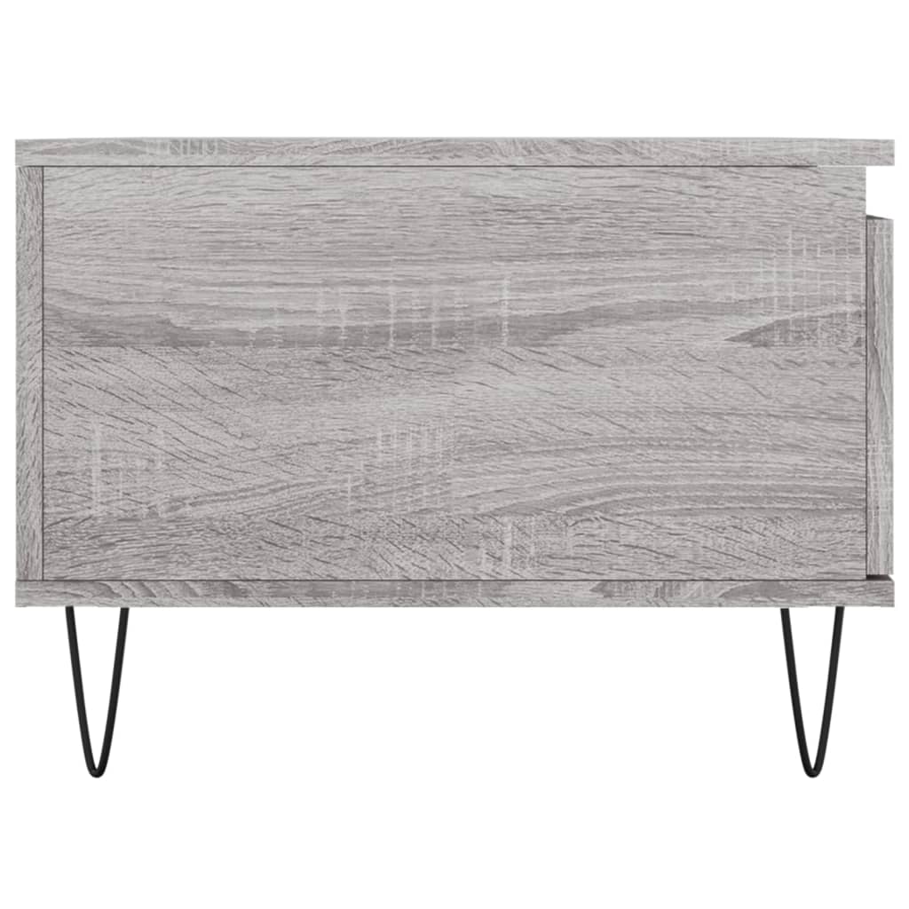 Tavolino Salotto Grigio Sonoma 90x50x36,5 cm Legno Multistrato - homemem39