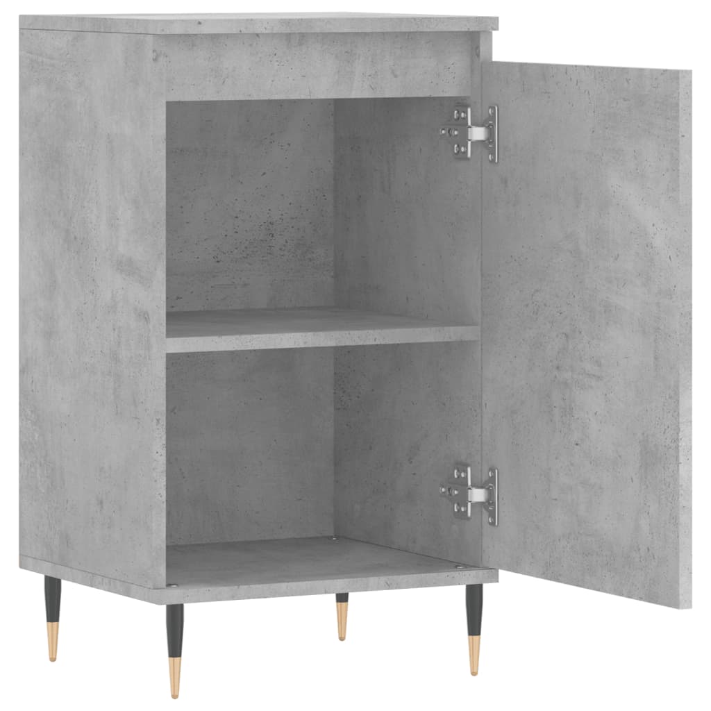 Credenze 2 pz Grigio Cemento 40x35x70 cm in Legno Multistrato - homemem39