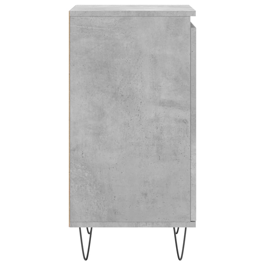 Credenze 2 pz Grigio Cemento 40x35x70 cm in Legno Multistrato - homemem39