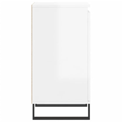 Credenze 2 pz Bianco Lucido 40x35x70 cm in Legno Multistrato - homemem39