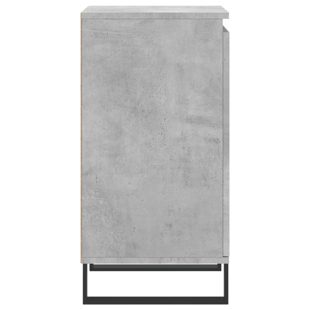 Credenze 2 pz Grigio Cemento 40x35x70 cm in Legno Multistrato - homemem39