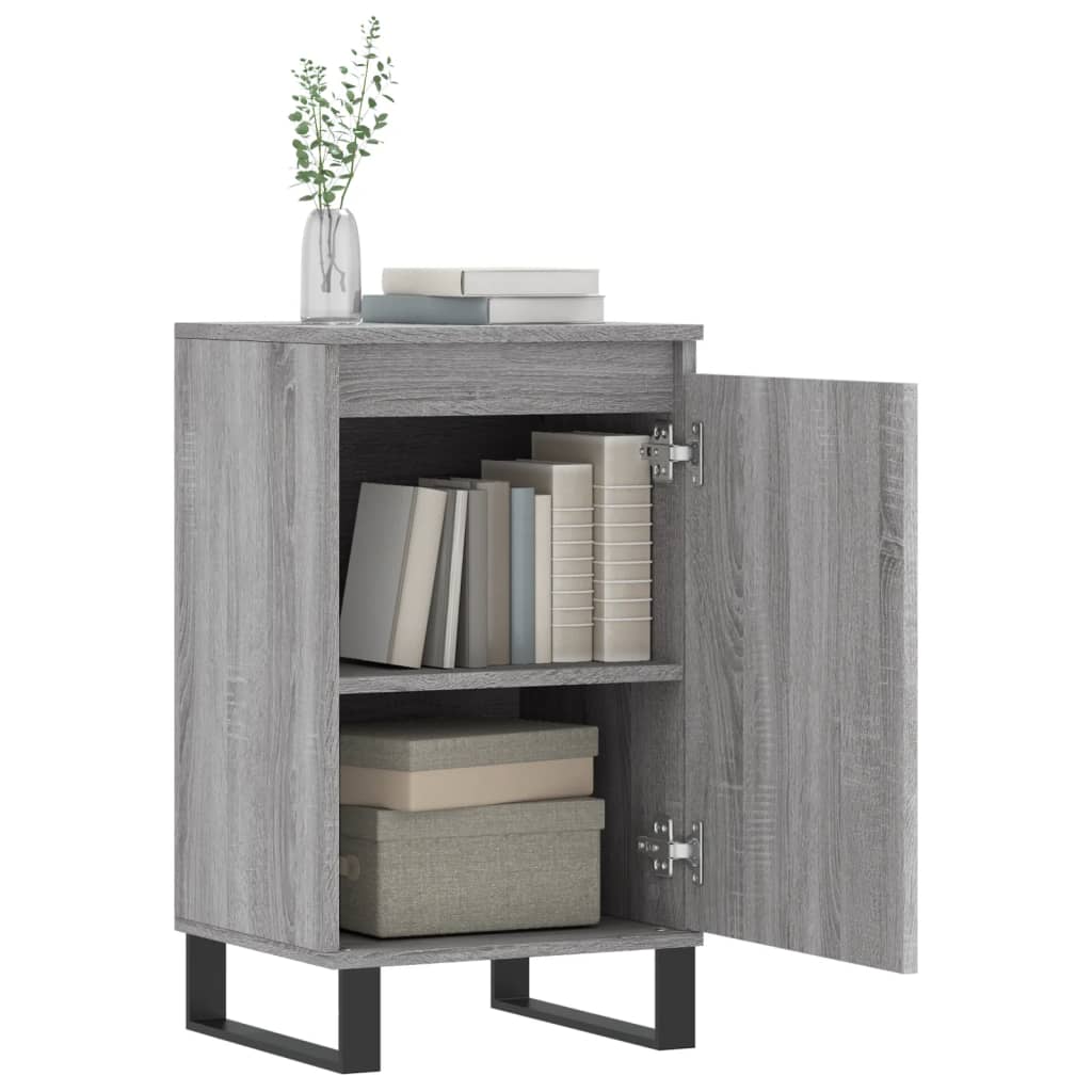 Credenza Grigio Sonoma 40x35x70 cm in Legno Multistrato - homemem39