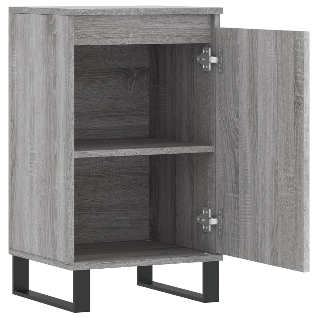 Credenza Grigio Sonoma 40x35x70 cm in Legno Multistrato - homemem39