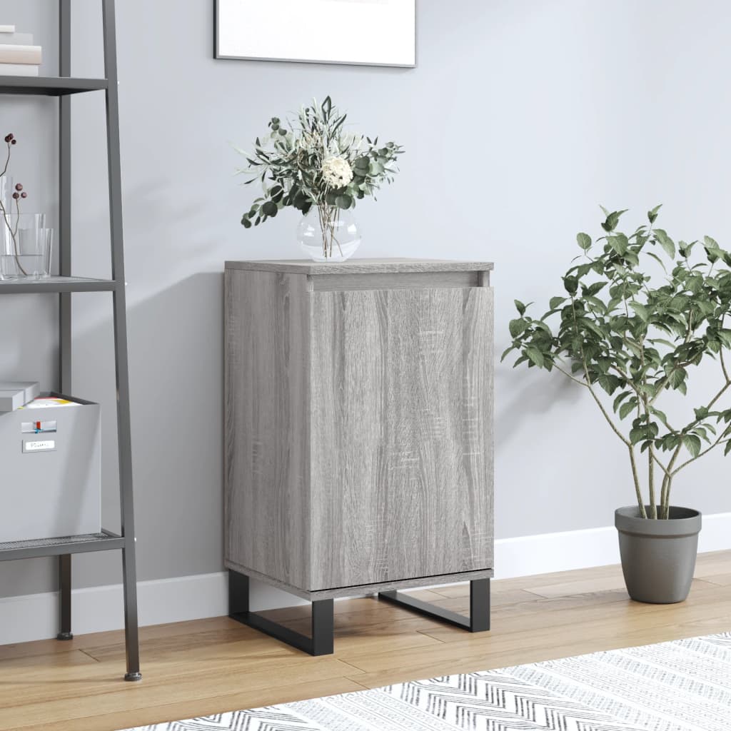 Credenza Grigio Sonoma 40x35x70 cm in Legno Multistrato - homemem39