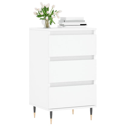 Credenza Bianca 40x35x70 cm in Legno Multistrato - homemem39