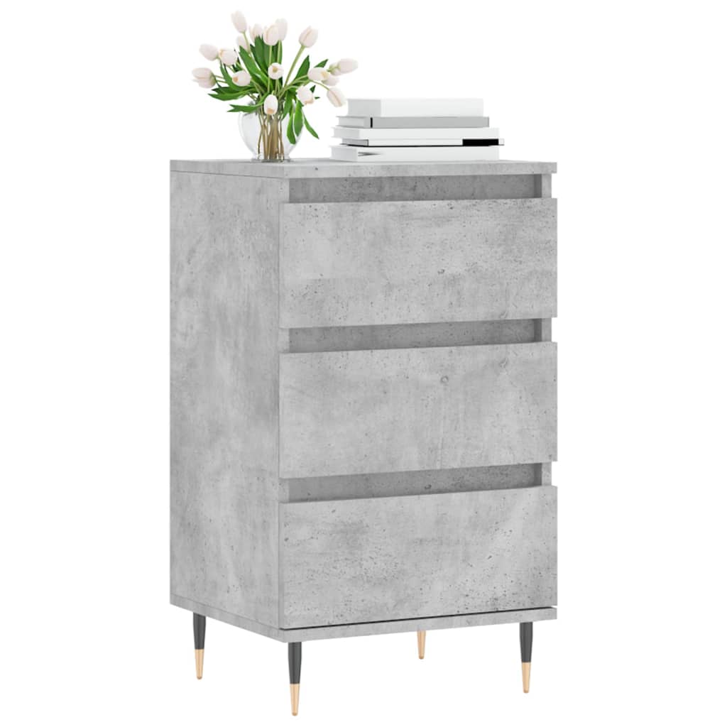 Credenza Grigio Cemento 40x35x70 cm in Legno Multistrato - homemem39