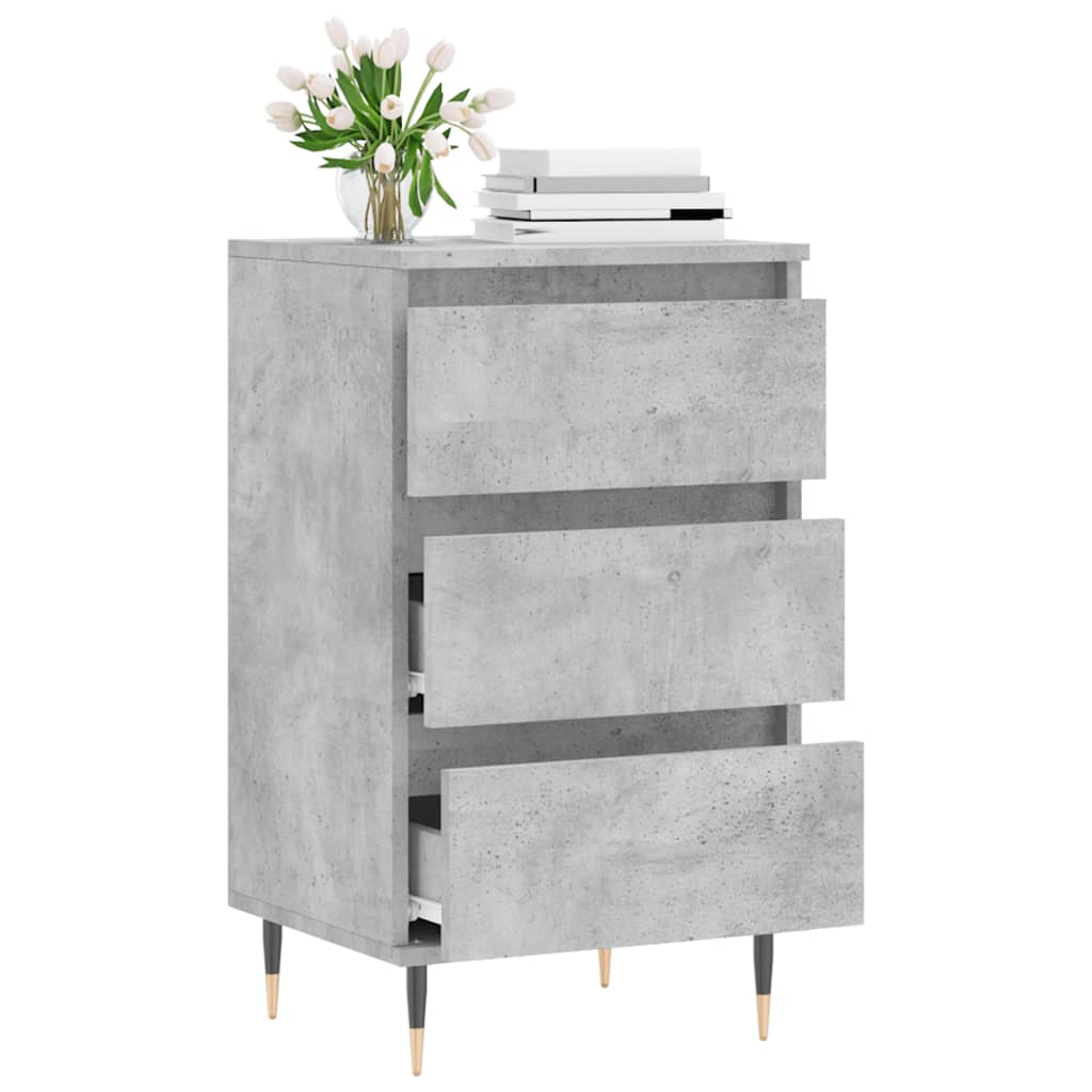 Credenza Grigio Cemento 40x35x70 cm in Legno Multistrato - homemem39