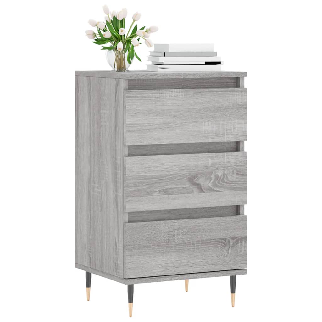 Credenza Grigio Sonoma 40x35x70 cm in Legno Multistrato - homemem39