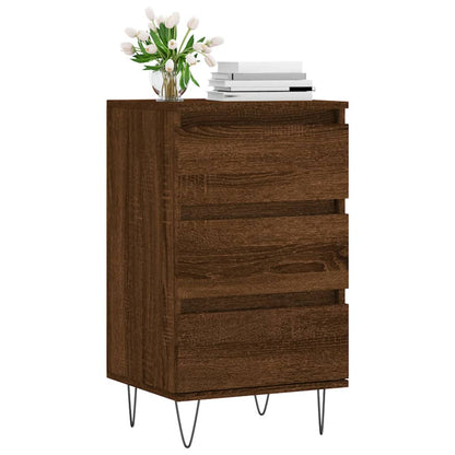 Credenza Rovere Marrone 40x35x70 cm in Legno Multistrato - homemem39