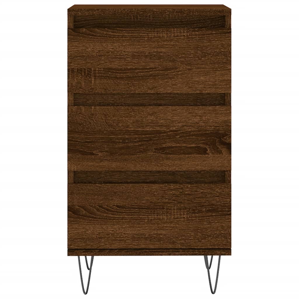 Credenza Rovere Marrone 40x35x70 cm in Legno Multistrato - homemem39