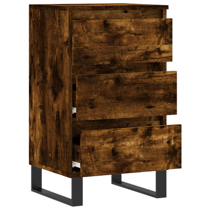 Credenza Rovere Fumo 40x35x70 cm in Legno Multistrato - homemem39