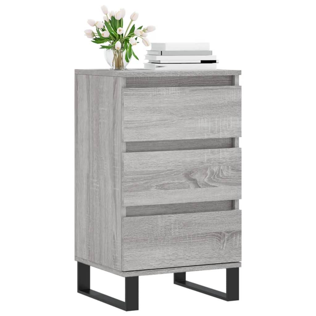 Credenza Grigio Sonoma 40x35x70 cm in Legno Multistrato - homemem39