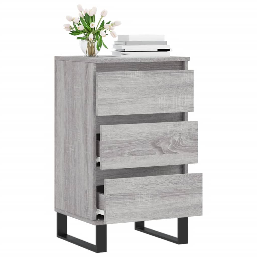 Credenza Grigio Sonoma 40x35x70 cm in Legno Multistrato - homemem39