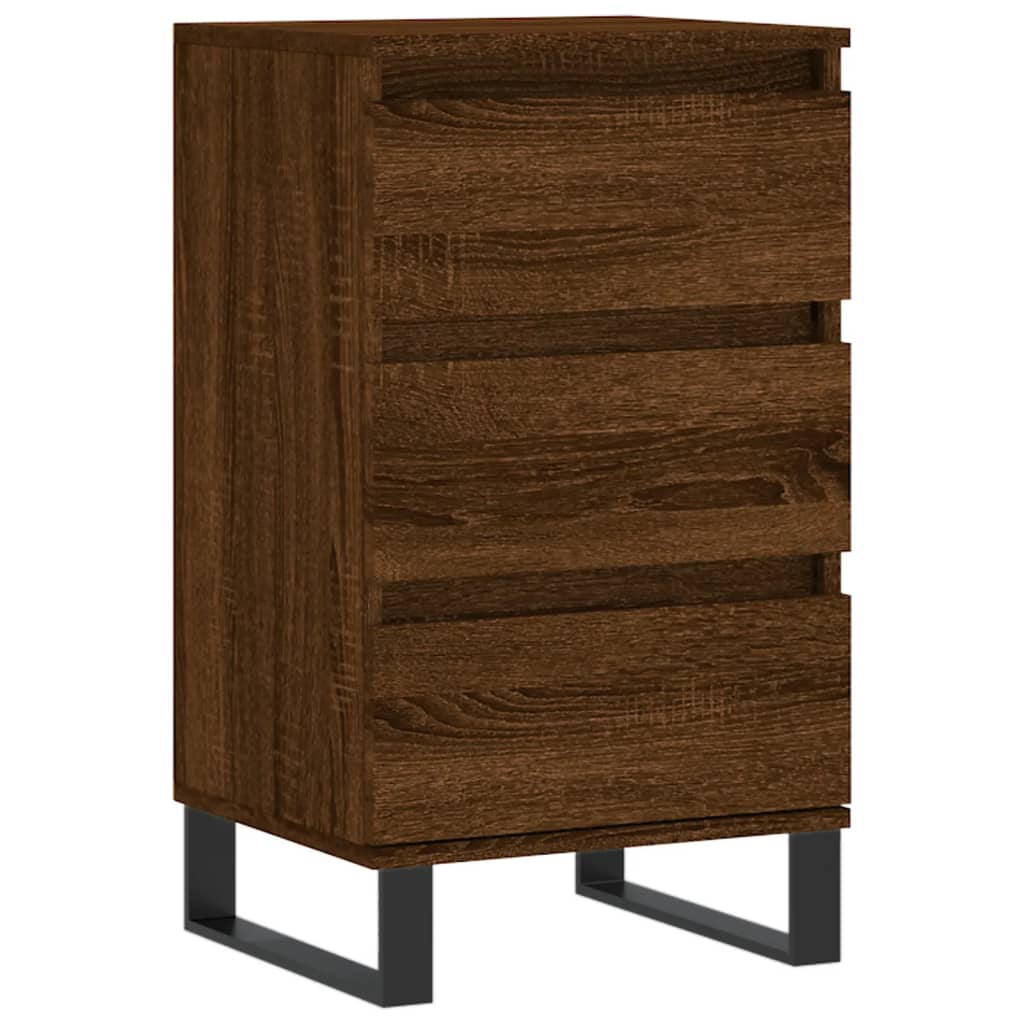 Credenza Rovere Marrone 40x35x70 cm in Legno Multistrato - homemem39