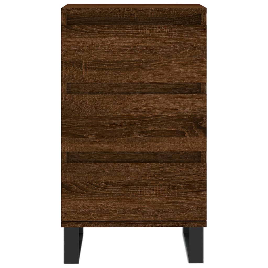 Credenza Rovere Marrone 40x35x70 cm in Legno Multistrato - homemem39