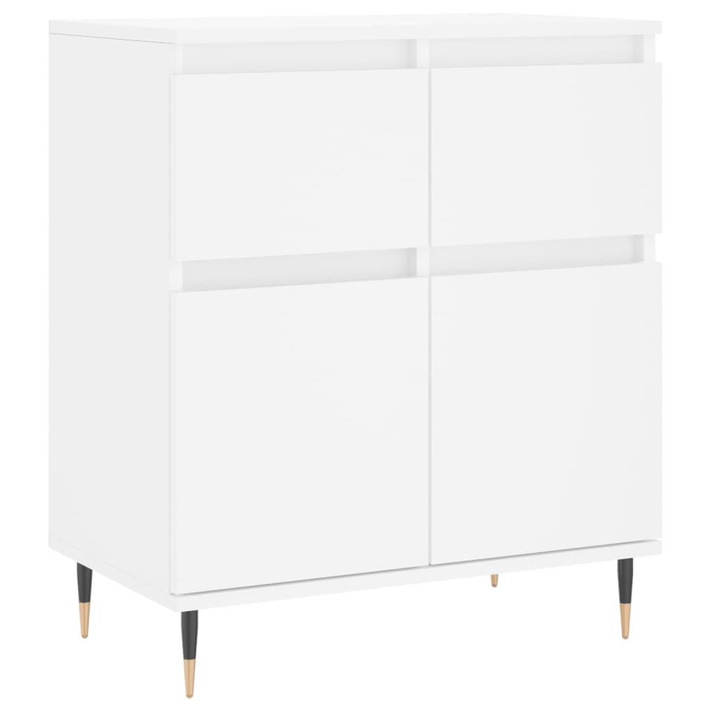 Credenza Bianca 60x35x70 cm in Legno Multistrato - homemem39