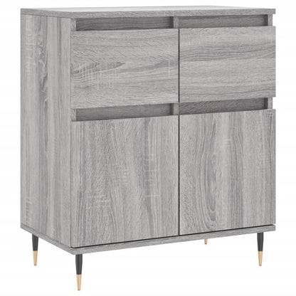 Credenza Grigio Sonoma 60x35x70 cm in Legno Multistrato - homemem39